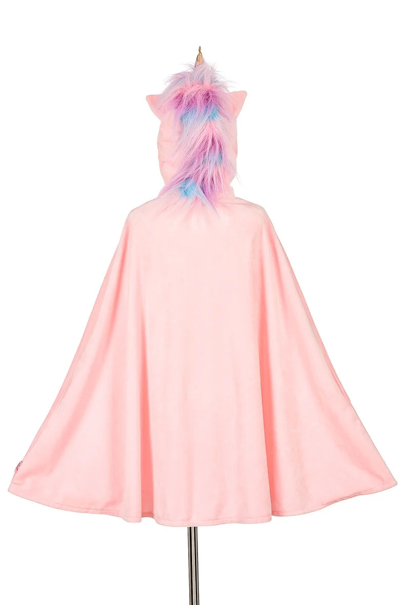 Unicorn cape off white en roze