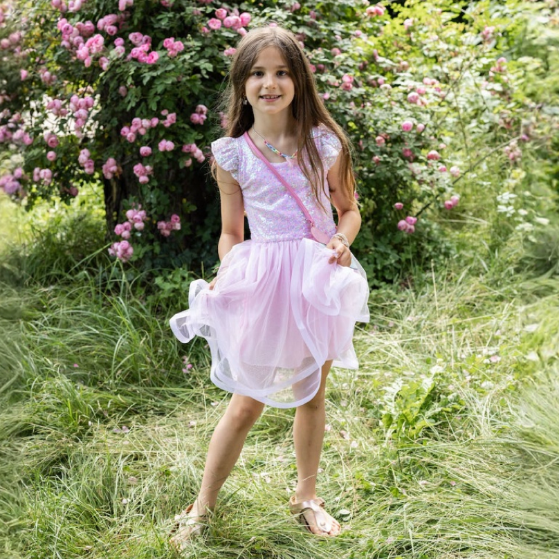 Roze Pailletten Zwierjurk