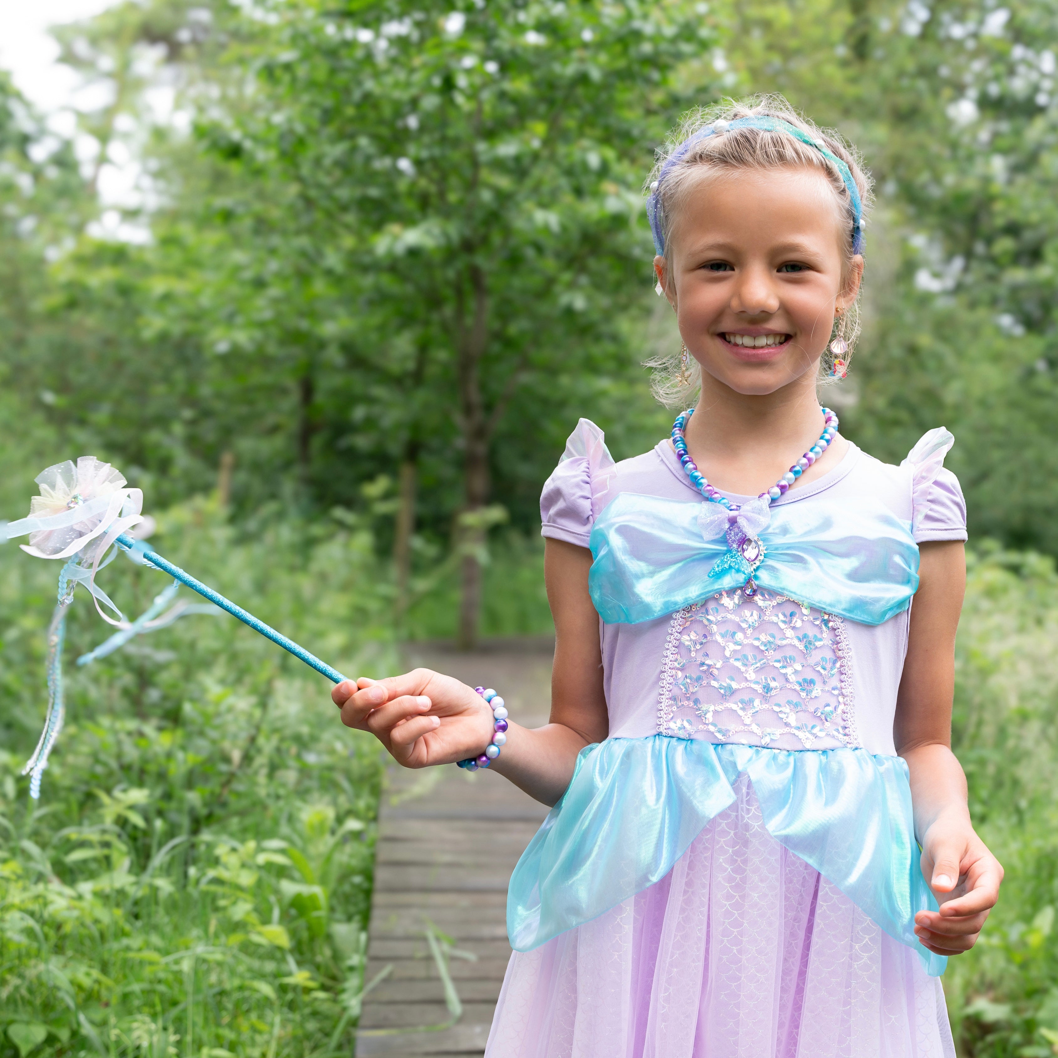 Tiara Adrielle, zeemeermin blauw