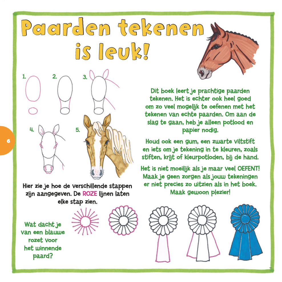 Ik leer paarden tekenen