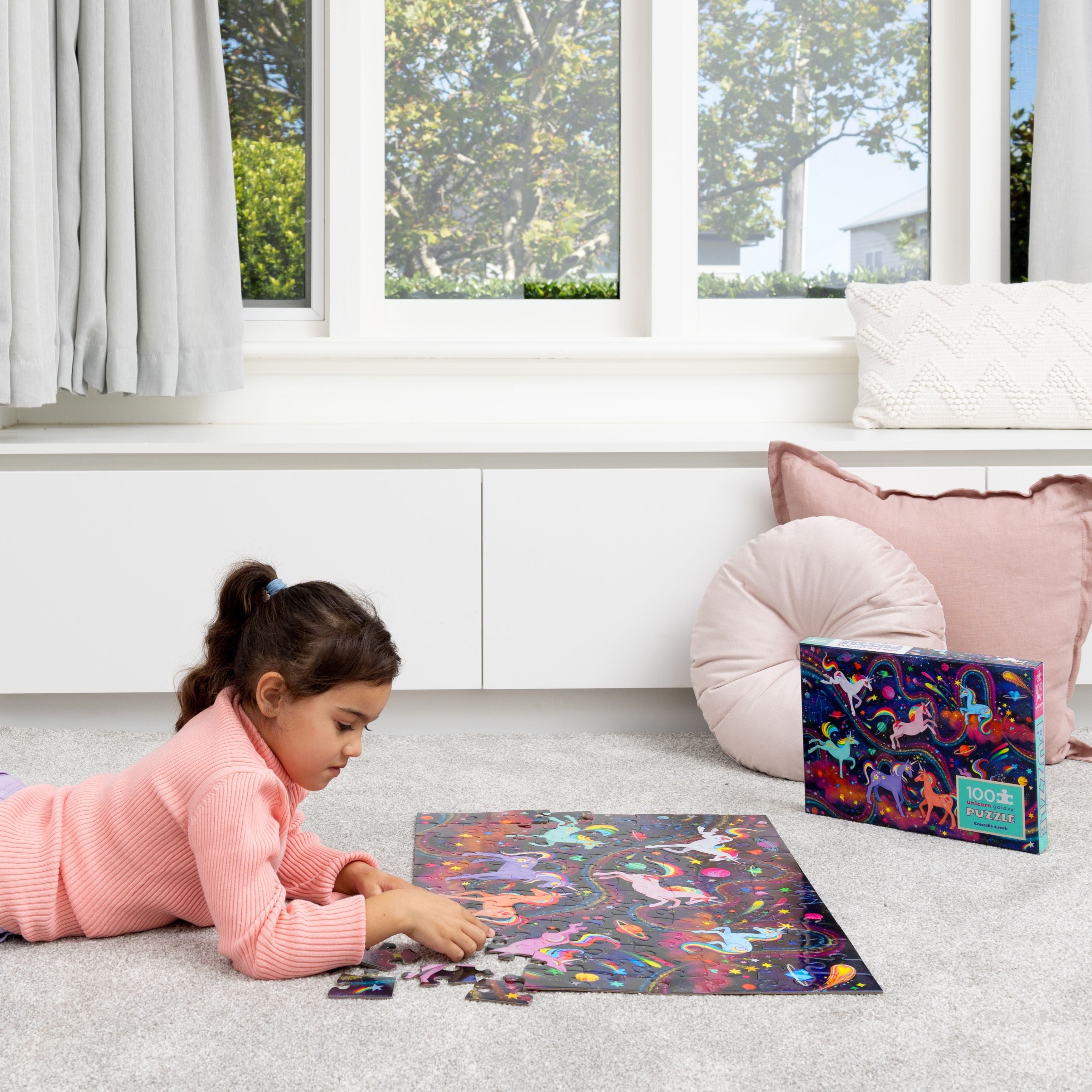 Unicorn Galaxy Holographic 100-Pc Puzzle - 5y+