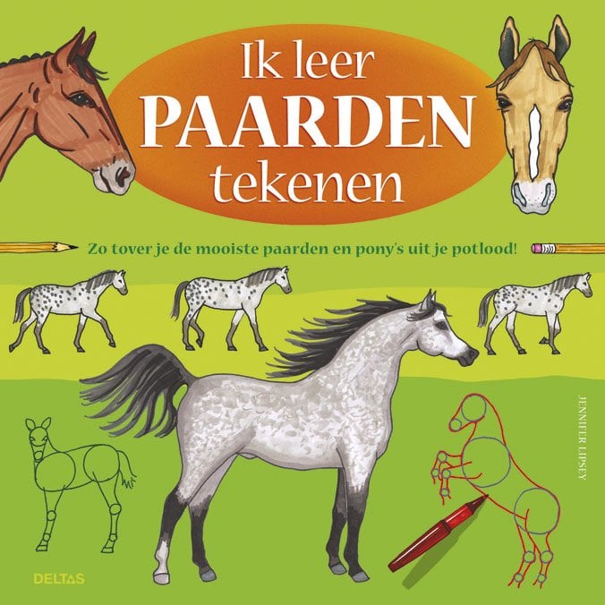 Ik leer paarden tekenen